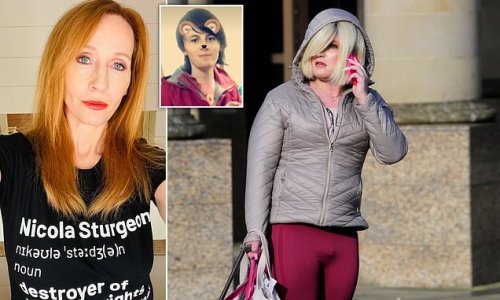 JK Rowling roasts Nicola Sturgeon over decision to send trans double rapist to women's prison as she points out that trans paedophile who tried to rape 10-year-old is still at jail from which Isla Bryson has been removed