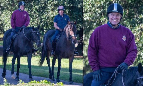 Prince Andrew enjoys quiet horse ride in Windsor after poll names him the UK's least favourite royal