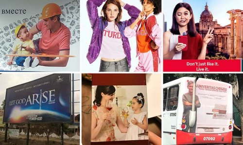 People share advertising fails including a shop selling 'anxiety'