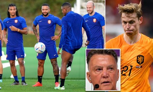 Holland squad in CHAOS as 'flu outbreak' takes hold of players ahead of Saturday's do-or-die World Cup match with the USA, as Dutch manager Louis van Gaal reveals star midfielder Frenkie de Jong is among those infected