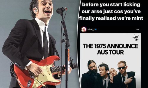 British band The 1975 blast Aussie radio station Triple J for not playing their music and tell its program director 'to f**k off'
