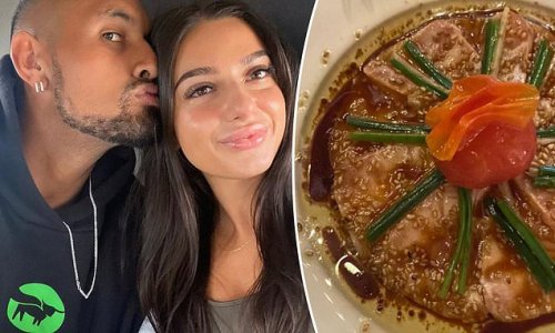 Nick Kyrgios treats girlfriend Costeen Hatzi to a fancy meal at Nobu