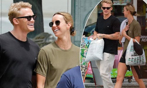 Cody Simpson puts on a loved-up display with new girlfriend Emma McKeon in Barcelona after the couple went Instagram official