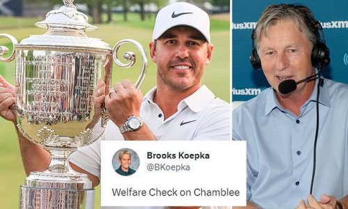 Brooks Koepka savages NBC and LIV Golf critic Brandel Chamblee after PGA and Saudi-backed series merger, asking for a 'welfare check' on analyst