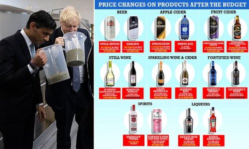 Rishi Sunak unveils major overhaul of alcohol tax