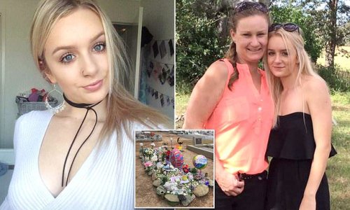 Mum's heartbreak as her teenage daughter's grave is trashed by sick vandals