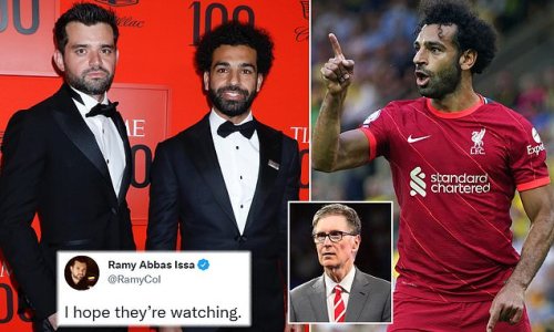 Salah's agent posts cryptic 'I hope they're watching' tweet after goal
