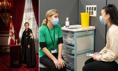 Sophie Wessex dons robes of a Dame of Order of St John