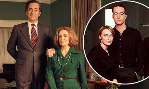 Matthew Macfadyen appears with real-life wife Keeley Hawes in ITV drama Stonehouse - 20 years after falling in love on the set of Spooks