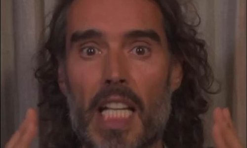Russell Brand says he has faced an 'extraordinary and distressing week' in new conspiracy-filled video but fails to address rape and sexual assault allegations - as he begs fans to 'support' him on his $60 Rumble channel