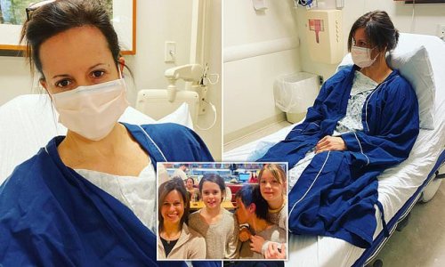 'I hit a pretty bumpy stretch': Former NBC anchor Jenna Wolfe, 49, reveals she underwent a hysterotomy after testing positive for the BRCA-1 cancer gene - and is set to undergo a second 'bigger surgery' in two weeks