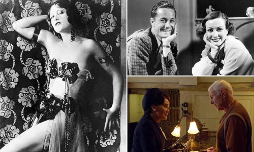Joan Crawford's porn films: How star was TWICE blackmailed by brother who threatened to leak her early stag movies as 'Feud' recounts Hollywood scandal around the first celebrity sex tape