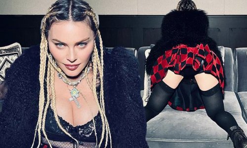 Madonna, 63, defies her age in a mini skirt in new set of racy photos