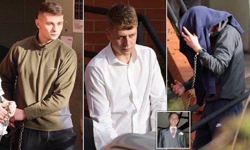 Seven teenagers appear in court and deny murdering father-of-two, 35