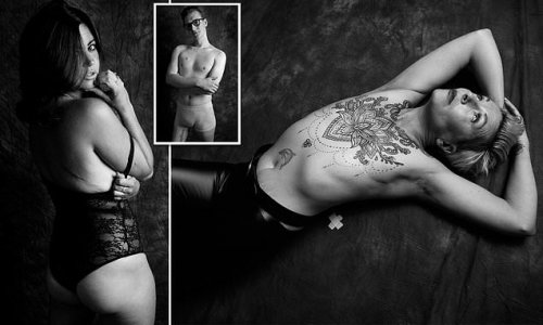 Cancer patients show scars in charity photoshoot aiming to show the 'gritty reality' of the disease