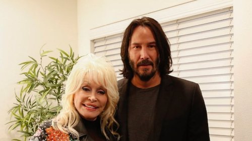 Dolly Parton recalls meeting Keanu Reeves 'when he was just little' as his costume designer mother...