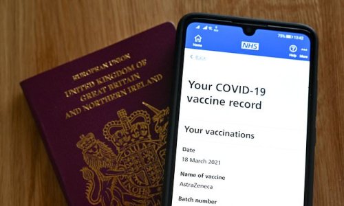 Britain will lead the way on vaccine passports at the G7 summit