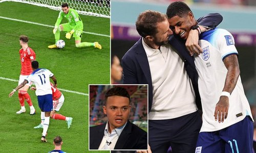 'He HAS to start': Jermaine Jenas insists Marcus Rashford should be guaranteed a starting place in the World Cup knockout stages after his stunning double against Wales