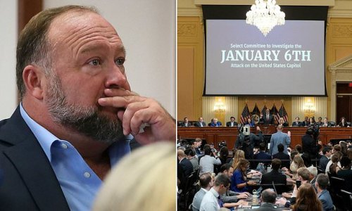 January 6 committee gets Alex Jones' text messages: Lawyer of Sandy Hook parents hands over two years of messages after he was ordered to pay almost $50million in damages