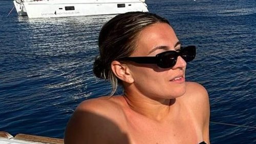 Matildas star Steph Catley shows off her incredibly athletic bikini body as she enjoys holiday in Greece