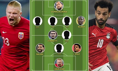 Mo Salah and Luis Diaz on the wings, Erling Haaland up top and Marco Verratti in midfield... the incredible XI of players who will MISS this year's World Cup in Qatar - and Zlatan Ibrahimovic and Jorginho don't even make the cut!