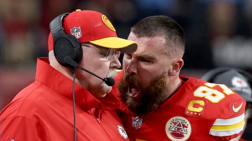 REVEALED: Why the audio of Travis Kelce's Super Bowl meltdown at Chiefs coach Andy Reid may have...