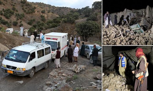 Taliban appeals for aid after 6.1-magnitude tremor kills more than a thousand people and flattens villages destroying at least 2,000 homes