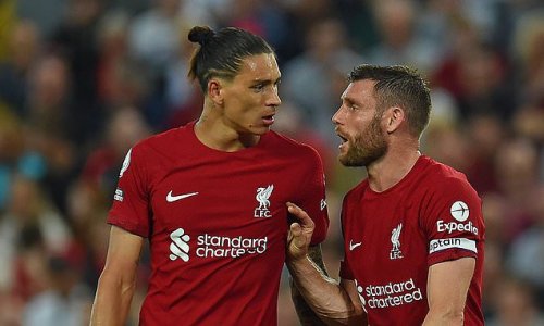 'That is not how you should behave': Jurgen Klopp admits Darwin Nunez deserved to be sent off on his Anfield debut as Liverpool lose more ground to Manchester City... but Reds boss insists £85m man 'will learn from it'