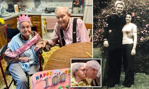 Until death do us part: 100-year-old Ohio couple who were married for 79 years die just HOURS apart - after revealing they never once had a real argument during their eight-decade marriage