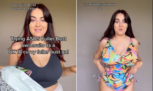 I'm a size 16 with 32JJ boobs - I've found the perfect 'bust-friendly' swimsuit that snatches your waist too