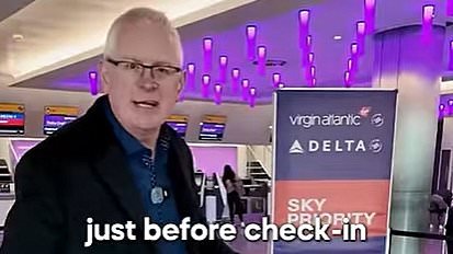 Millionaire businessman lists the five essential things he does before every flight at the airport