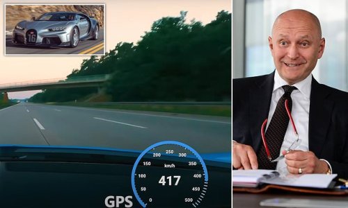 Tycoon slammed for driving £2.5m Bugatti at 257mph along autobahn