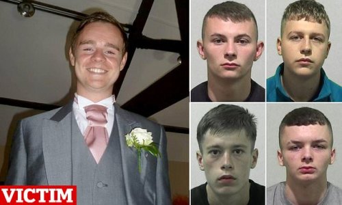 Pictured: Teenagers found GUILTY of killing father after they mocked him for looking like Ant McPartlin as he walked home from the pub with his partner