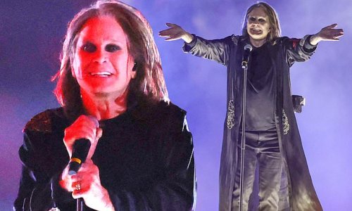 Ozzy Osbourne, 73, takes to the stage after 'life-altering surgery' as he performs at the Commonwealth Games Closing Ceremony in his hometown Birmingham