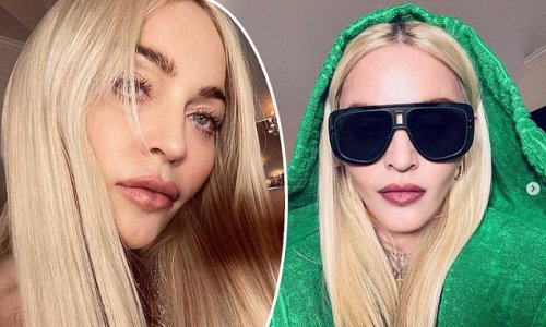 Who's that girl? Madonna, 62, is barely recognisable as she shows off her extraordinarily youthful looks - with sleek blonde locks and a VERY smooth complexion - in striking new snaps