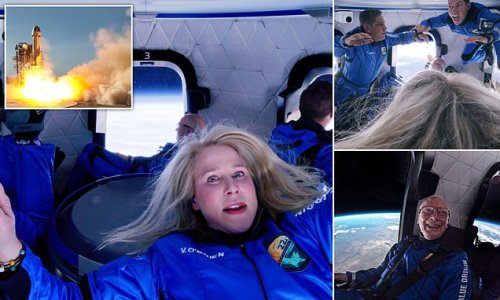 Adventurer Vanessa O'Brien unveils pictures of her trip to space on Jeff Bezos's Blue Origin rocket