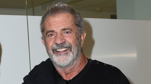 Mel Gibson wears his arm in a sling as he makes an appearance at Unsung Hero movie screening in...