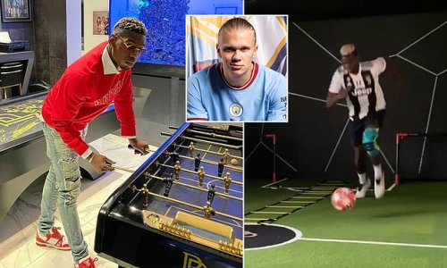 Manchester City hitman Erling Haaland 'views Paul Pogba's £3m MANSION in search of a new home' as the Red Devils wantaway hones in on a free transfer to Juventus
