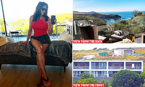 Behind Carol Vorderman's £350,000 property is an ugly building site