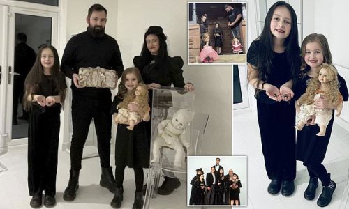 We're creepy and we're kooky, we're the real Addams Family! I live in a haunted house and go ghost-hunting with the kids in our very own hearse