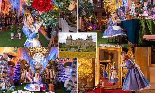 Alice in Wonderland spectacular takes over Blenheim Palace - and it comes with a real Alice