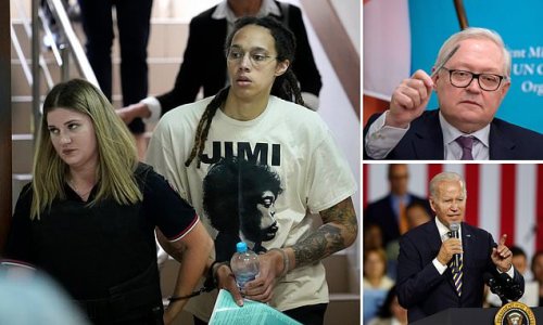 Kremlin warns US that 'hype' over Brittney Griner will not help her case and says prisoner swaps with America are 'difficult' as Al Sharpton reveals plans to visit her in 'atrocious' Russian detention