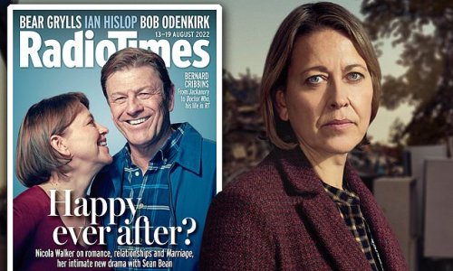 'I'm not a great advocate of marriage in real life': Nicola Walker discusses her reservations over tying the knot with husband Barnaby Kay after 20-year romance - ahead of starring as Sean Bean's wife in new BBC drama