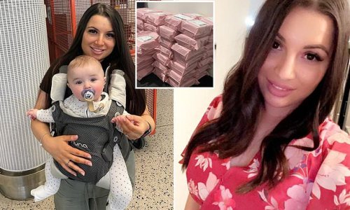 Mum, 24, reveals how she built a multi-million dollar business empire while her baby slept after coming up with an idea 'in a daydream'