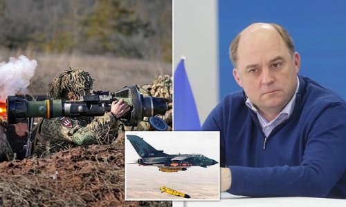 Ukraine's Western allies 'are all running out' of weapons to donate, Ben Wallace admits - but the Defence Secretary says 'if you punch Russian forces in the wrong place, they'll collapse'