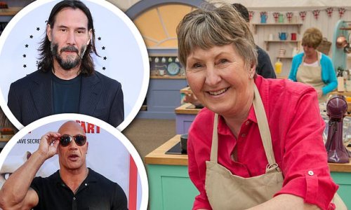 From Bake Off to Hollywood! Val Stones, 72, reveals she's landed a voiceover role in a DC Comics film alongside The Rock and Keanu Reeves