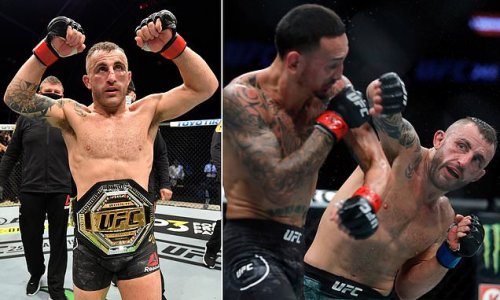 Alexander Volkanovski lights the fuse for huge trilogy title fight - saying opponent Max Holloway is lucky to be even stepping into the Octagon against him: 'He's blessed'