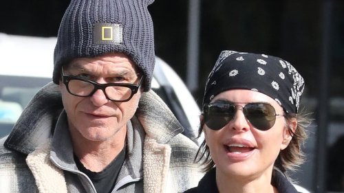 Lisa Rinna is dressed down in sweatpants for coffee run with Harry Hamlin in LA... after sharing...