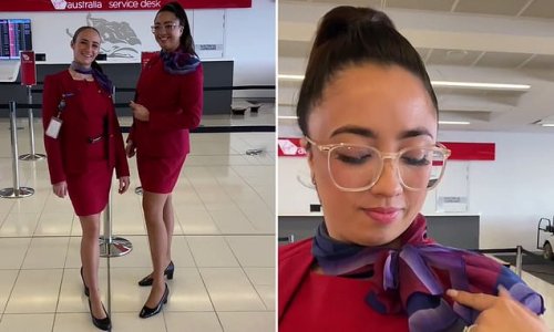 The hidden detail in Virgin flight attendant uniforms revealed - as staff dismiss the most common plane myths