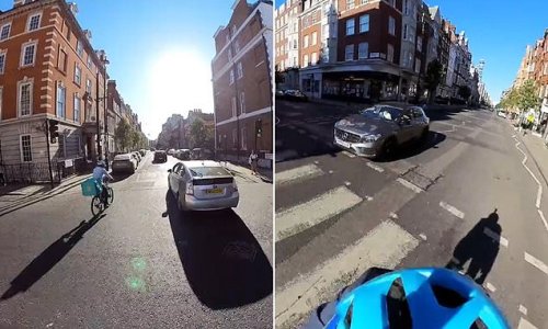 Jeremy Vine admits riding straight over zebra crossing while pedestrian is trying to cross - less than a day after shaming a moped rider for doing exactly the same thing